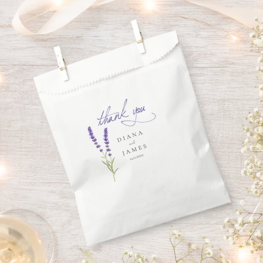 エレガントラベ結婚ン感謝していユ フェイバーバッグ (クリップ留めされた状態)