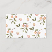 エレガントリトルピーチ水彩babエンクロージャカード エンクロージャーカード (裏面)