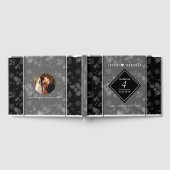 エレガントリネン結婚記念日 ゲストブック (全面)