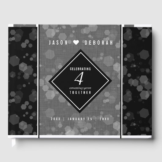 エレガントリネン結婚記念日 ゲストブック (正面)