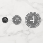 エレガントリネン結婚記念日 コンフェッティ (正面)