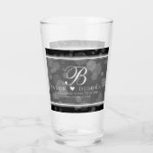 エレガントリネン結婚記念日 タンブラーグラス (裏面)