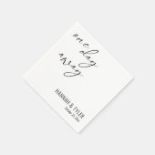 エレガントリハーサル遠くにディナー スタンダードカクテルナプキン (角)