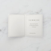 エレガントリリー ヴィンテージ おめでとう カード (内部)