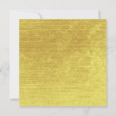 エレガントリングや輪シンプルス結婚クエア招待状 招待状 (裏面)