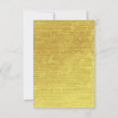 エレガントリングや輪シンプルモダン結婚式招待状 招待状 (裏面)