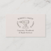 エレガントリースとドリル大工の名刺 名刺 (正面)