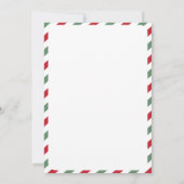 エレガントリースとフェスティバル縁どのパーティー 招待状 (裏面)