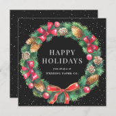 エレガントリースブラックビジネス シーズンカード (正面/裏面)