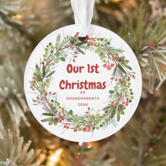 エレガントリース初めてのクリスマス オーナメント (ツリー)