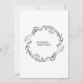 エレガントリース概要季節の挨拶ミニマル, シーズンカード