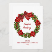 エレガントリース・リーフ社  季節のご挨拶 シーズンカード (正面/裏面)