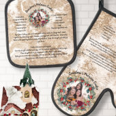 エレガントレシピKeepsakeテンプレート追加フォトリース 鍋つかみ&鍋敷きセット