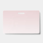 エレガントレタリング&モノグラム | バラグラデーション バッジ (Back)