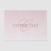 エレガントレタリング&モノグラム | バラグラデーション 薄葉紙 (正面)