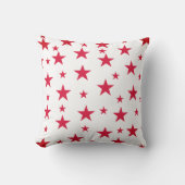 エレガントレッドスターズ クッション (正面)