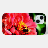 エレガントレッドフローラ写真(昆虫)マルハナバチ Case-Mate iPhoneケース (裏面 (横))