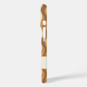 エレガントレトロの縦波ストライプ線 Case-Mate iPhoneケース (裏面 / 左)