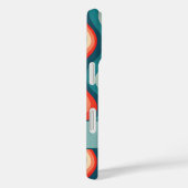 エレガントレトロの縦波ストライプ線 Case-Mate iPhoneケース (裏面 / 右)