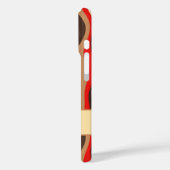 エレガントレトロの縦波ストライプ線 Case-Mate iPhoneケース (裏面 / 左)