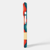 エレガントレトロの縦波ストライプ線 Case-Mate iPhoneケース (裏面 / 左)