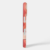 エレガントレトロの縦波ストライプ線 Case-Mate iPhoneケース (裏面 / 右)