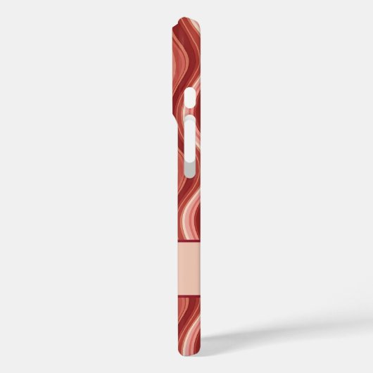 エレガントレトロの縦波ストライプ線 Case-Mate iPhoneケース (裏面 / 左)