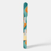 エレガントレトロの縦波ストライプ線 Case-Mate iPhoneケース (裏面 / 右)