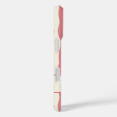 エレガントレトロの縦波ストライプ線 Case-Mate iPhoneケース (裏面 / 右)