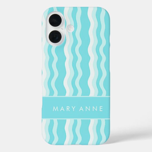 エレガントレトロの縦波ストライプ線 Case-Mate iPhoneケース (裏面)