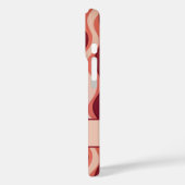 エレガントレトロの縦波ストライプ線 Case-Mate iPhoneケース (裏面 / 左)