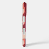 エレガントレトロの縦波ストライプ線 Case-Mate iPhoneケース (裏面 / 右)