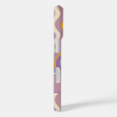 エレガントレトロの縦波ストライプ線 Case-Mate iPhoneケース (裏面 / 右)