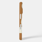 エレガントレトロの縦波ストライプ線 Case-Mate iPhoneケース (裏面 / 右)