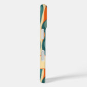 エレガントレトロの縦波ストライプ線 Case-Mate iPhoneケース (裏面 / 右)