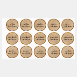 エレガントレトロクラシーユニセックスラグジュアリーユーザー名の追加 ラベル