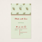 エレガントレトロサイズ価格つるラベルラベル (裏面)