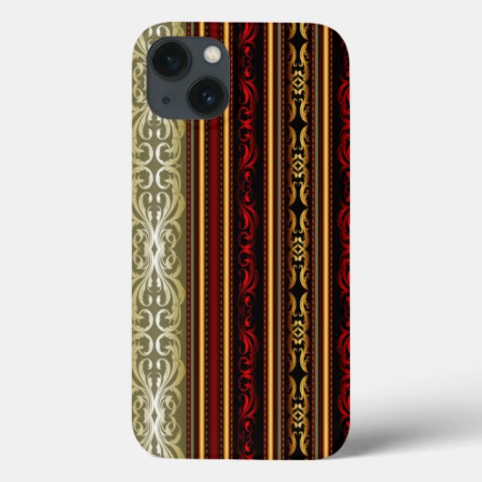 エレガントレトロストライプレース Case-Mate iPhoneケース (裏面)
