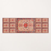 エレガントレトロモダンペルシャ ヨガマット (正面(横))