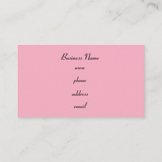 エレガントレトロ名刺 名刺 (裏面)