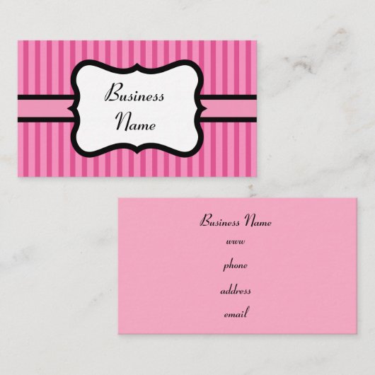 エレガントレトロ名刺 名刺 (正面/裏面)