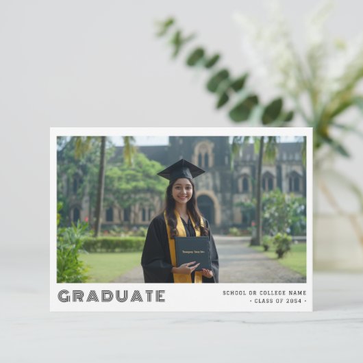 エレガントレトロ大学院写真の発表と招待状 招待状 (スタンド正面)