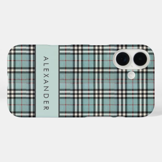 エレガントレトロ市松模様に Case-Mate iPhoneケース (裏面 (横))