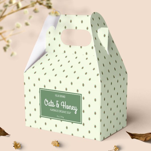 エレガントレトロ緑石鹸バーボックスブランド包装 フェイバーボックス