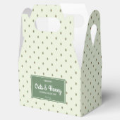 エレガントレトロ緑石鹸バーボックスブランド包装 フェイバーボックス (オープン)