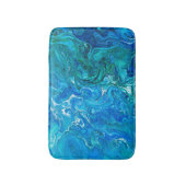 エレガントレースアゲート2ブルーアクア バスマット (正面縦)