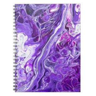 エレガントレースアゲート7 -ウルトラバイオレットパープル ノートブック