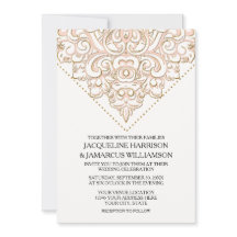 エレガントレーススクロモダンルのシンプル渦巻き結婚