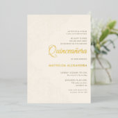 エレガントレースティアラキンセアニラゴールド 箔招待状 (立ち正面)