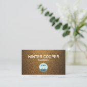 エレガントロカスタムゴ銅金ゴールドプロフェッショナル 名刺 (スタンド正面)